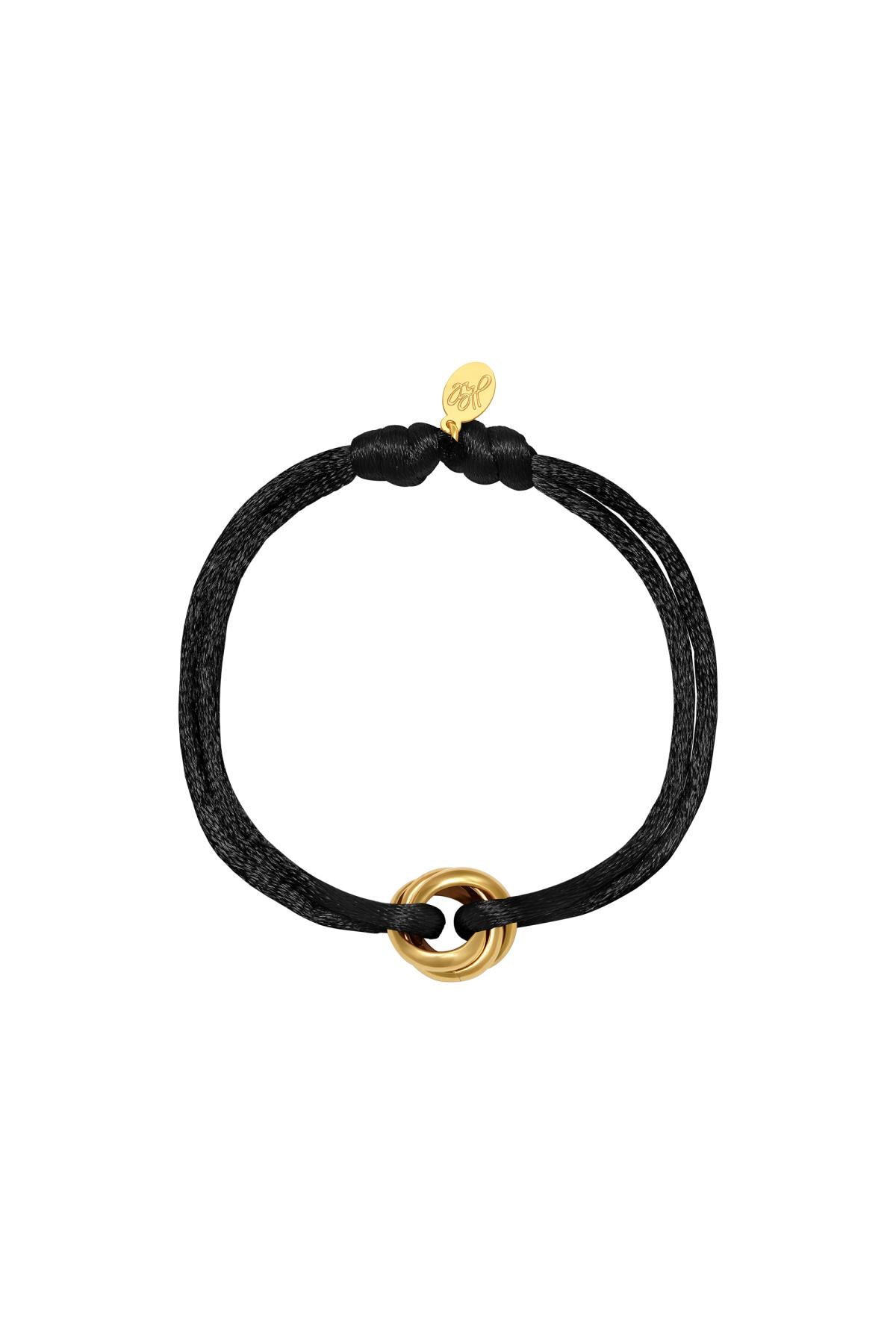 Armband Satin Knot Stainless Steel - Goud